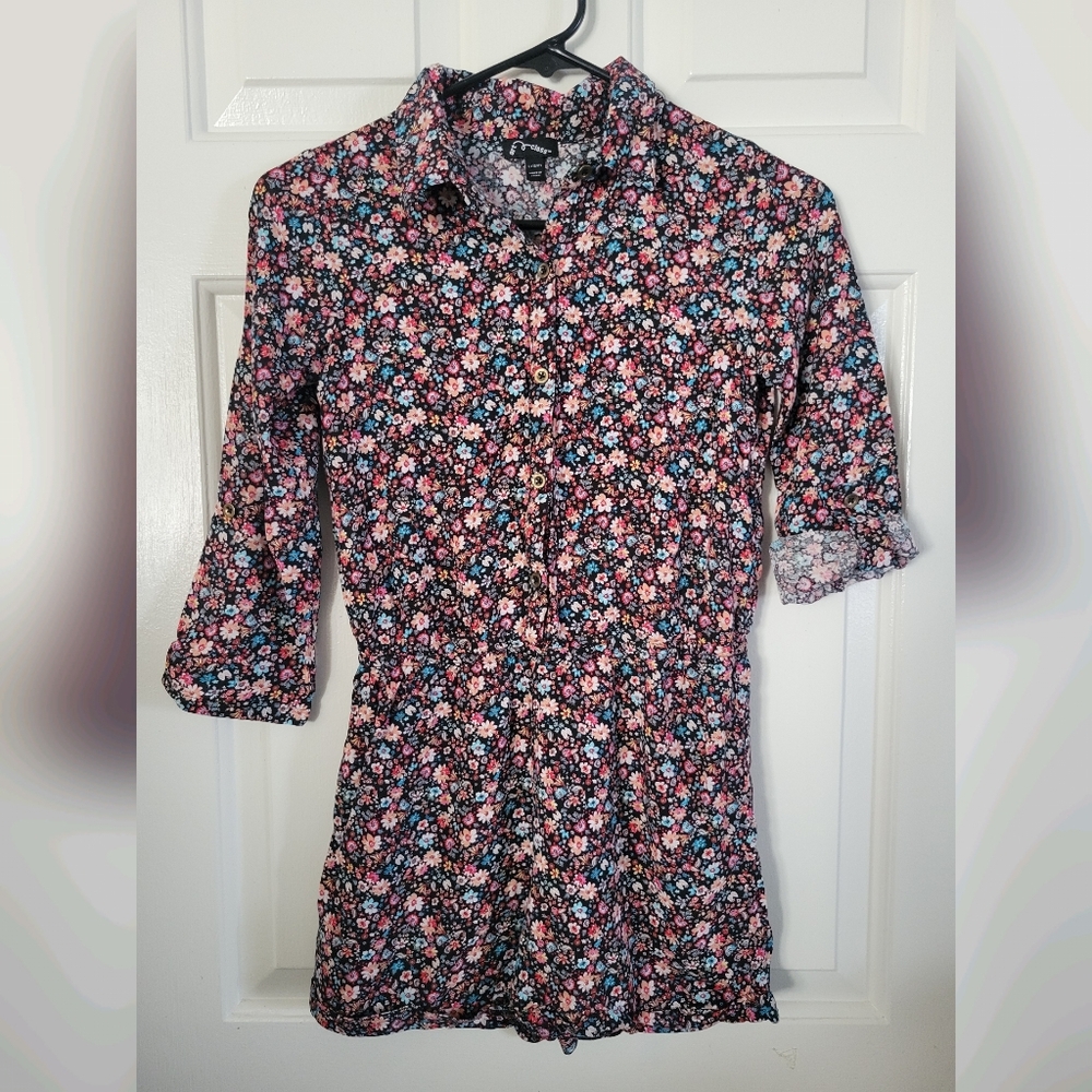 Art Class- Long Sleeve Romper Size 10/12 Girls